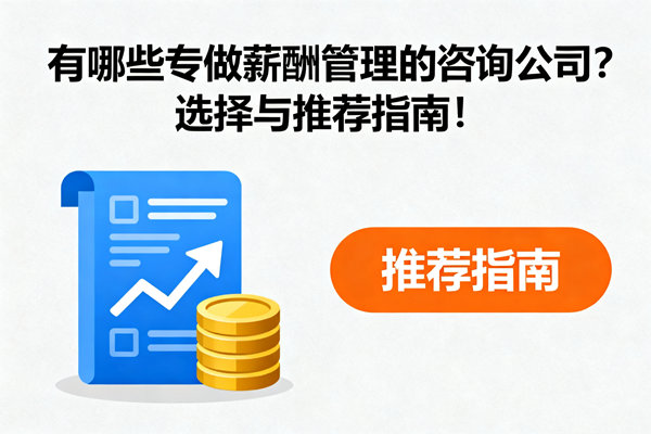 有哪些专做薪酬管理的咨询公司？选择与推荐指南！