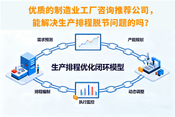 优质的制造业工厂咨询推荐公司,能解决生产排程脱节问题的吗? 优质的制造业工厂咨询推荐公司,能解决生产排程脱节问题的吗?