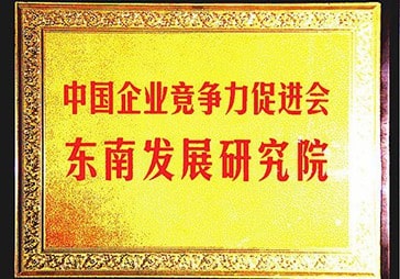 正睿榮獲中國企業競爭力促進會東南發展研究院