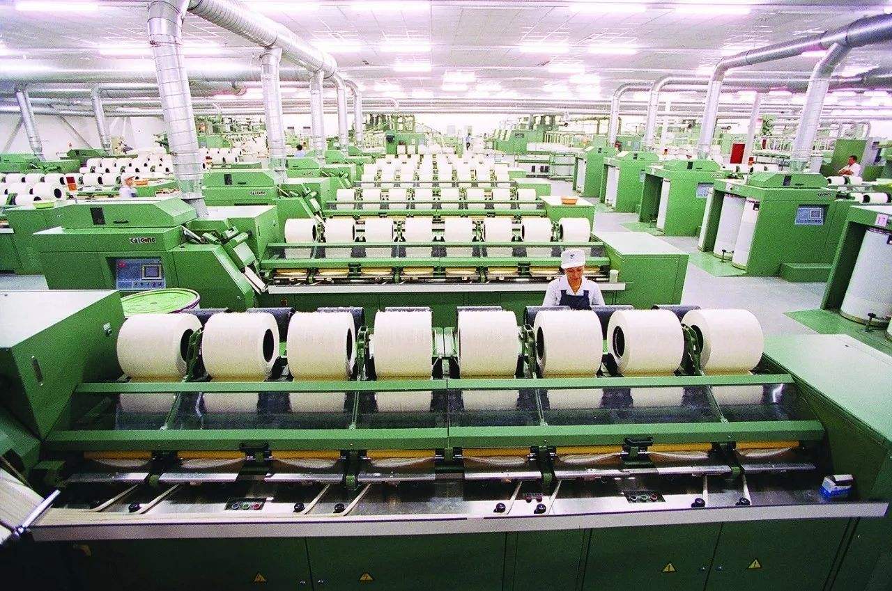 中国纺织业工厂