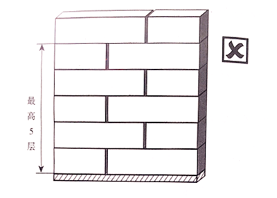 仓库物资堆放技巧-遵守层数限制