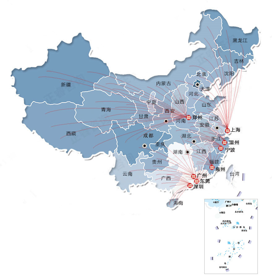 正睿咨询集团地图分布