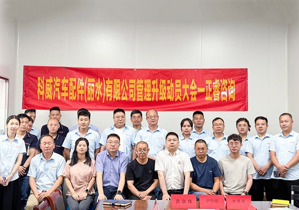 动态丨科威汽车配件（丽水）有限公司系统管理升级咨询项目正式启动